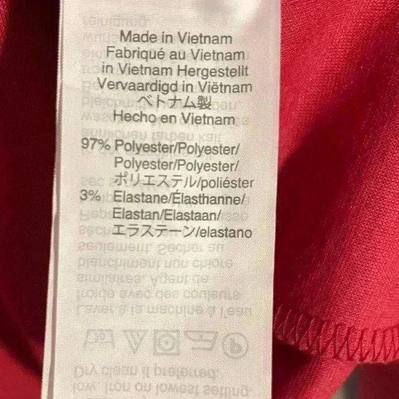 Madewell Texture and Thread Crepe Wrap Top in Crimson Womens Size Small - Picture 8 of 10